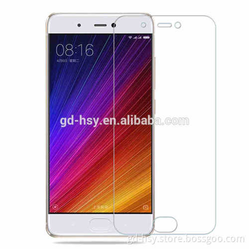 HUYSHE Mobile Phone Smartphone Protector Clear 0.3mm Tempered Glass Screen Film For Xiaomi Mi 5S 5.15''